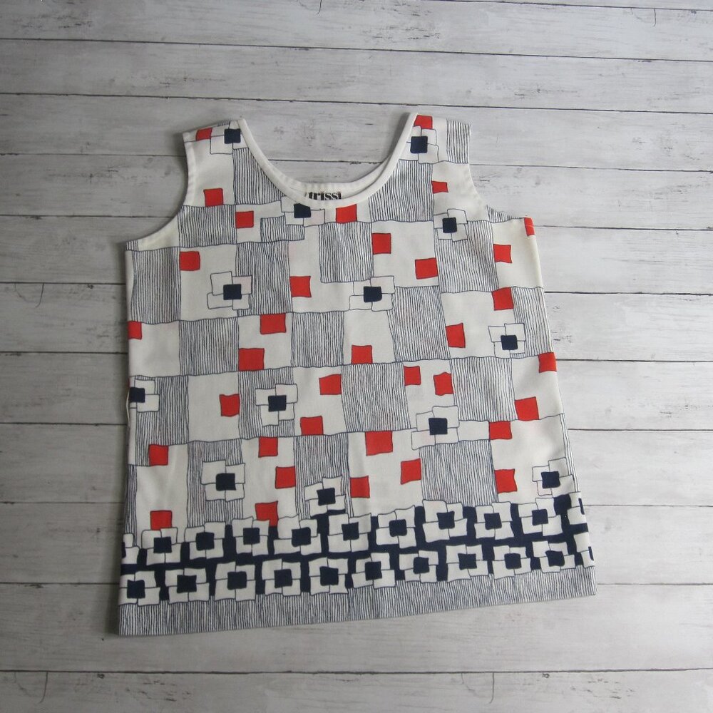 Trissi Vintage Women's Sleeveless Tank Top Size L MCM